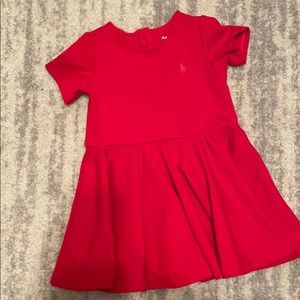 Vibrant red Ralph Lauren dress